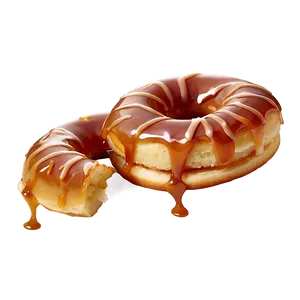 Caramel Drizzle Donut Png Kpd PNG image