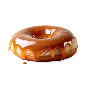 Caramel Glazed Doughnut PNG 95