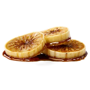 Caramelized Banana Slice PNG 38