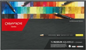 Carand' Ache Museum Aquarelle Pencils Set PNG image