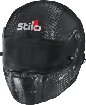 Carbon Fiber Motorcycle Helmet Stilo Brand PNG image