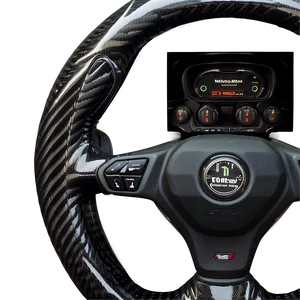 Carbon Fiber Steering Wheel PNG 05252024 PNG