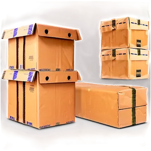 Cardboard Packaging Material Png 05242024 PNG image