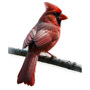 Cardinal Bird In Red PNG Wla