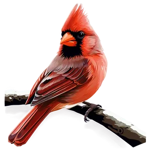 Cardinal Bird Vector Png Igp PNG image