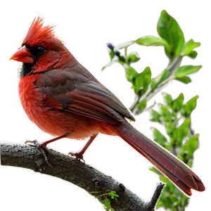 Cardinal In Nature Png 05242024 PNG image