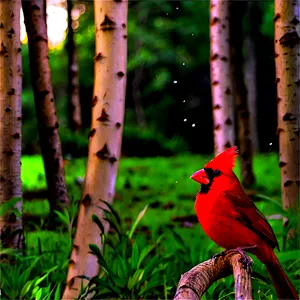 Cardinal In Nature PNG 06252024 PNG