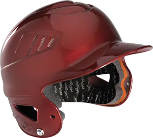 Cardinal Red Safety Helmet PNG image