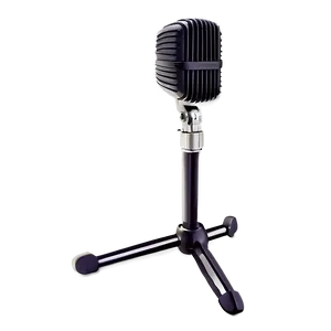 Cardioid Microphone On Stand Png 06282024 PNG image