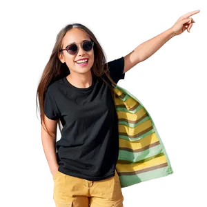 Carefree Happy Person PNG 16