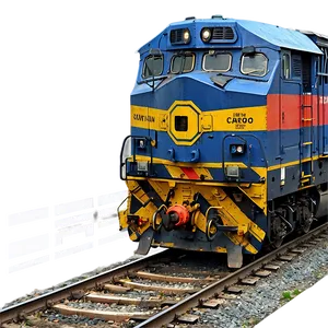 Cargo Freight Train PNG Dwr