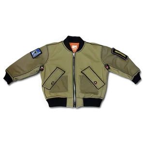 Cargo Pocket Bomber Jacket PNG Vrf45 PNG