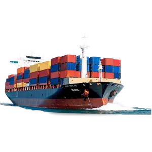 Cargo Ship Underway PNG 70