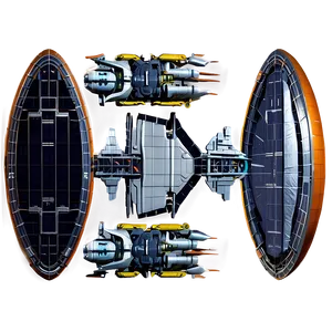 Cargo Starship Layout PNG Las