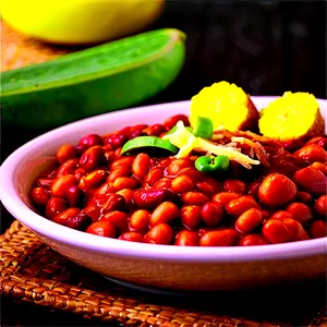 Caribbean Baked Beans PNG 36