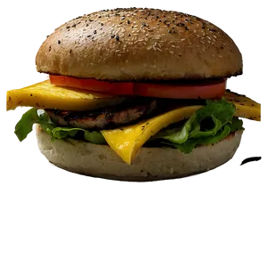 Caribbean Jerk Chicken Burger PNG 68 PNG