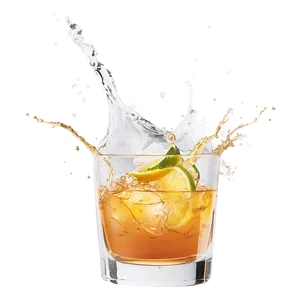 Caribbean Rum Splash Png 06212024 PNG image