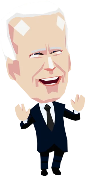 Caricatureof Political Figure Joe Biden PNG image