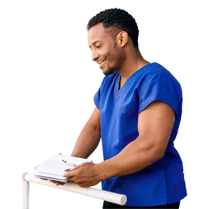 Caring Male Nurse Png Mfk PNG image