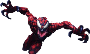 Carnage_ Character_ Artwork PNG image