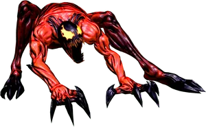 Carnage Character Artwork PNG image