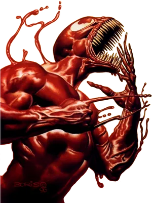 Carnage_ Character_ Artwork PNG image