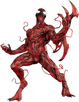 Carnage Character Illustration PNG image