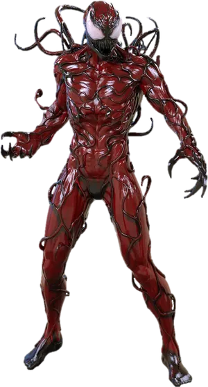 Carnage Character Render PNG image