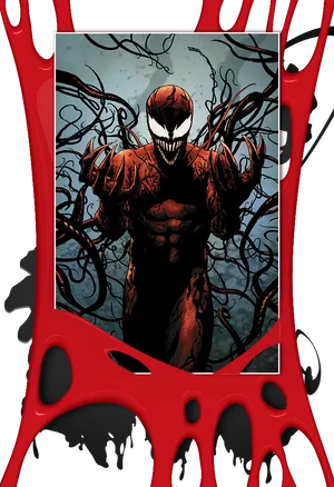 Carnage Comic Artwork PNG image