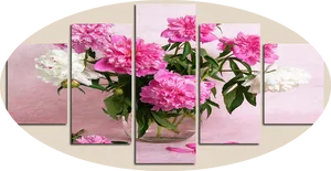 Carnation Canvas Art Panels PNG