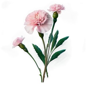 Carnation Cluster PNG 2