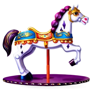 Carnival Carousel Horses PNG Iba7 PNG
