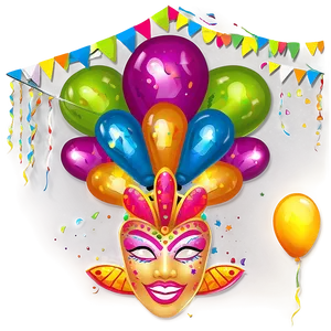 Carnival Celebration Scene PNG 06122024