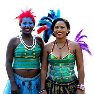 Carnival Crowds Enjoying PNG Wff