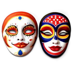 Carnival Face Painting Png 06122024 PNG image