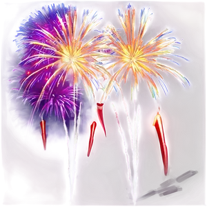 Carnival Fireworks Display Png 06122024 PNG image