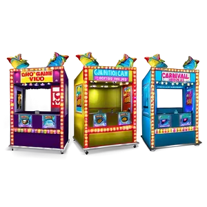 Carnival Game Booths Png 06122024 PNG image