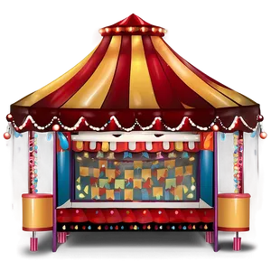 Carnival Game Tent Booth PNG Anr PNG