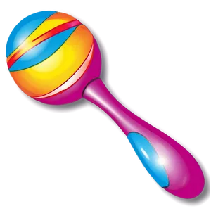 Carnival Maraca Outline PNG Ynn PNG