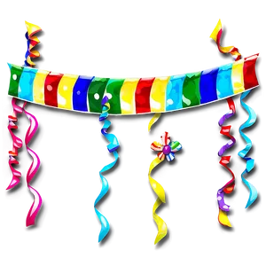 Carnival Party Streamers Png 65 PNG image