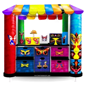 Carnival Souvenir Stands PNG Oau42 PNG