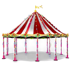 Carnival Tent At Dusk PNG Shq41
