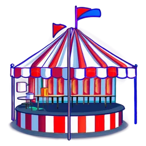 Carnival Tent Catering Stall PNG 06282024 PNG