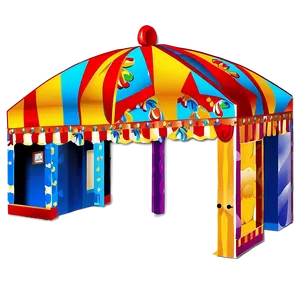 Carnival Tent Entrance Arch PNG Wwy6 PNG