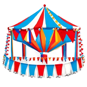Carnival Tent With Bunting PNG Epl33 PNG