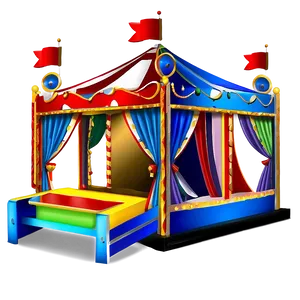 Carnival Tent With Stage PNG 06282024