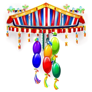 Carnival Theme Decorations PNG Shu