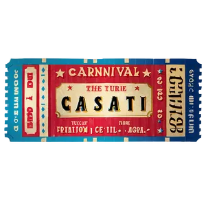 Carnival Ticket Stubs PNG Jmm