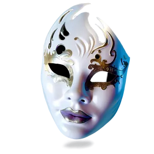 Carnival White Mask Png Knm PNG image