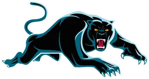 Carolina Panthers Logo Leaping Cat PNG image